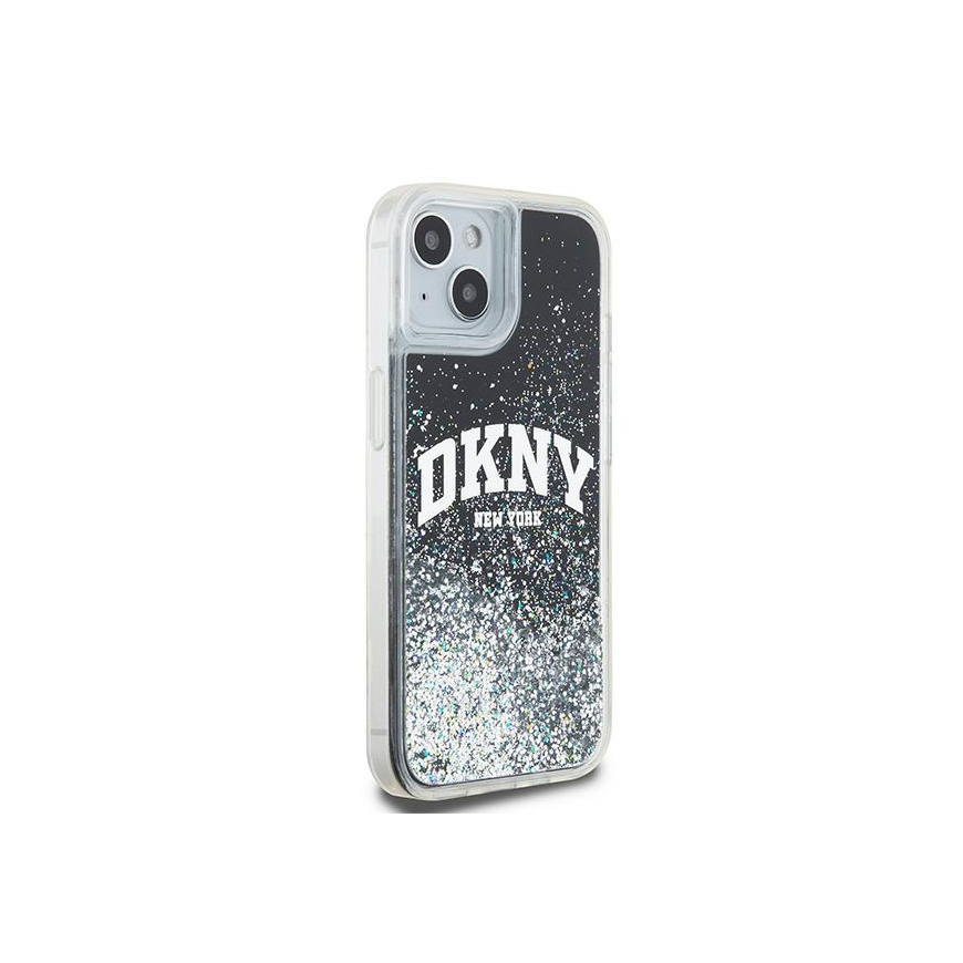 Case DKNY case for IPHONE 14 DKHCP14SLBNAEK (DKNY HC Liquid Glitters W/Arch Logo) black – 5