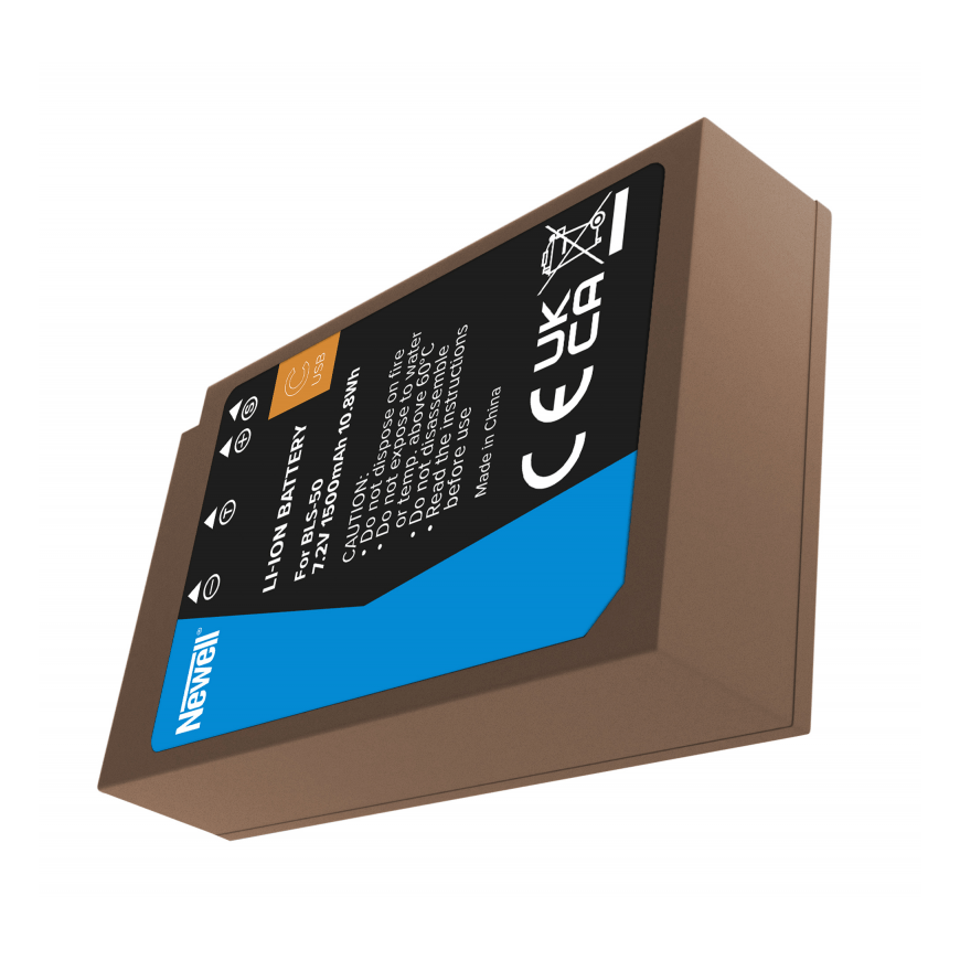 Newell BLS-50 USB-C battery for Olympus