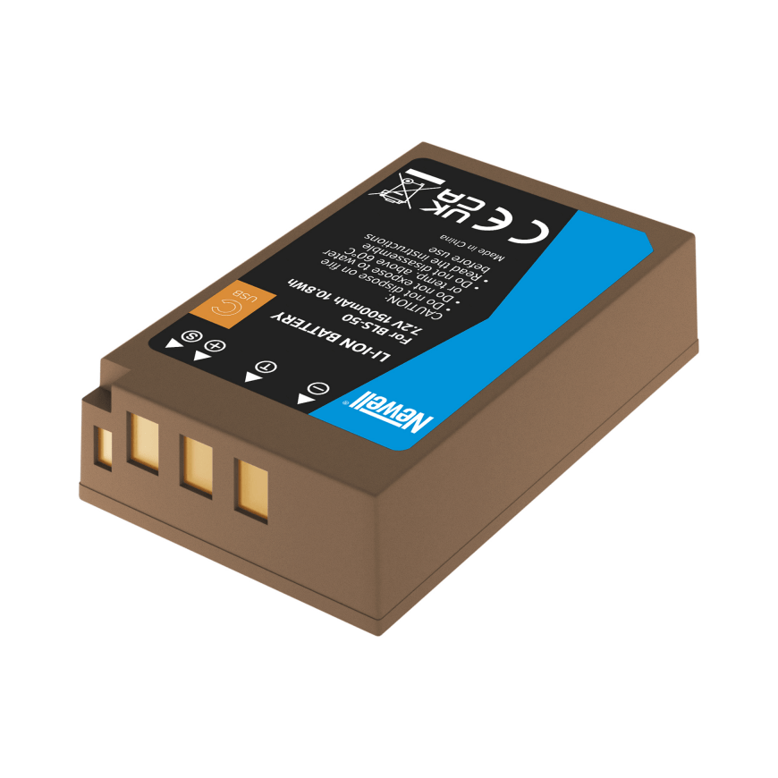 Newell BLS-50 USB-C battery for Olympus – 2