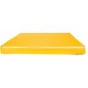 Foldable gymnastic mattress SANRO 100x100x10 cm Yellow