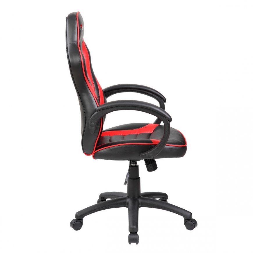 Red fighter C6 Universaalne mänguri tool Polsterdatud iste Must, Punane – 3