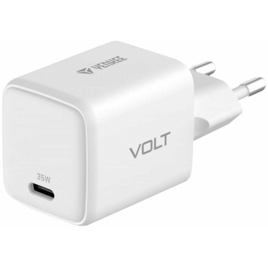 Yenkee Charger connected to the network usb c 35w 3a power delivery 3.0 qc 3.0 white