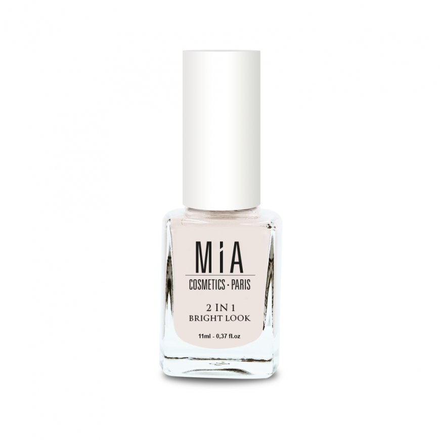 MIA Cosmetics Paris 2 In 1 Bright Look Nagų stiprinimo priemonė 11 ml