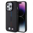 Case BMW BMHMP15L22PVTK iPhone 15 Pro 6.1" black/black hardcase Quilted Tricolor MagSafe