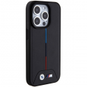 Case BMW BMHMP15L22PVTK iPhone 15 Pro 6.1" black/black hardcase Quilted Tricolor MagSafe