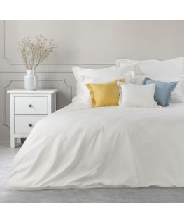 Eurofirany NOVA COLOR POS/NOVAC/K/PO Cotton duvet cover with satin gloss, 220X200 cm, color: cream