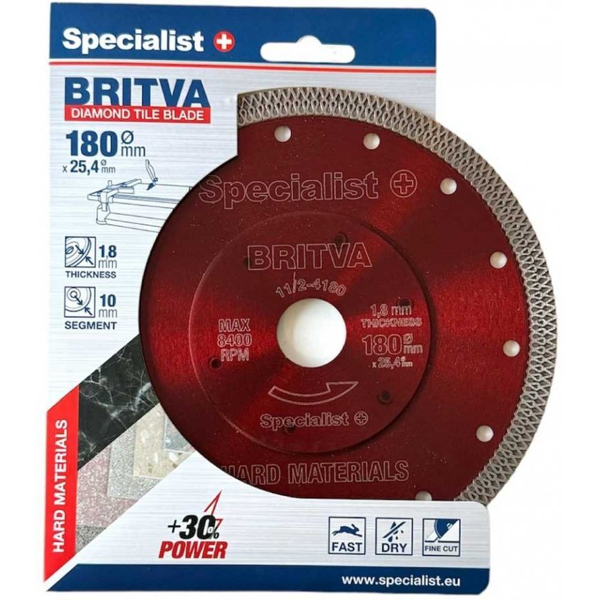 Diamond cutting disc Specialist 11/2-4180 180 mm