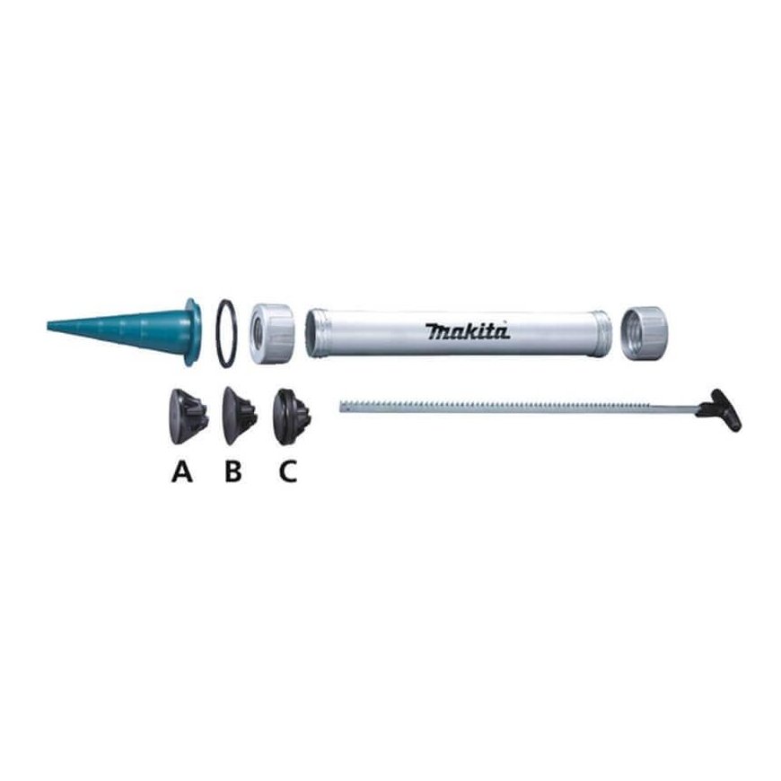 Grąžtas Makita 1911T4-0 SANDARINIMO PISTOLETO RINKINYS 600ML TALPOMS
