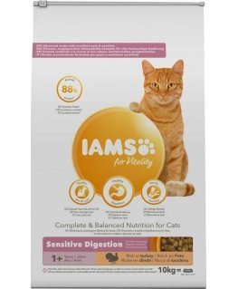 Iams CAT Vitality Adult/Senior Sens Digestion turkey 10 kg