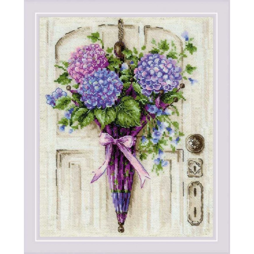 Uab Riolis Cross stitch kit Umbrella wreath 24x30 SR2087 – 2