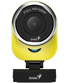 Genius web camera Full HD QCam 6000, 1920x1080, USB 2.0, yellow, Windows 7 a higher, FULL HD, 30 FPS