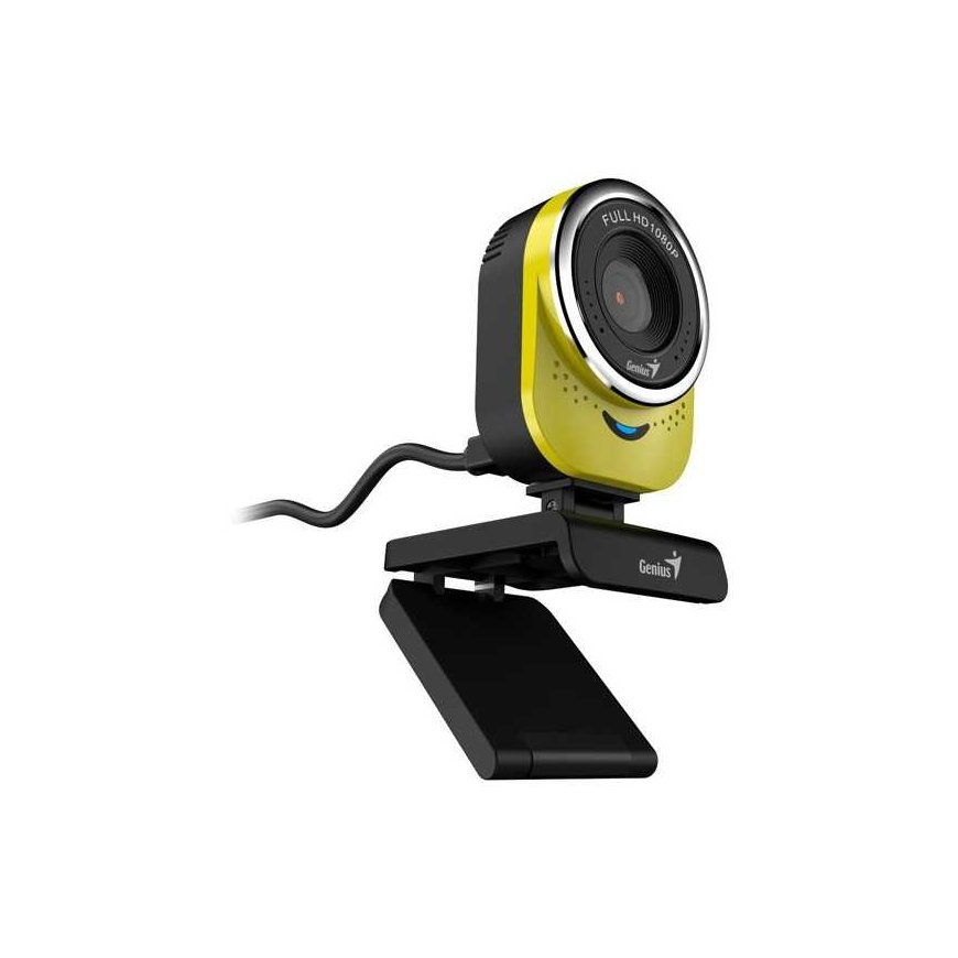 Genius kamera web Full HD QCam 6000, 1920x1080, USB 2.0, geltona, Windows 7 a vyšší, FULL HD, 30 FPS – 2