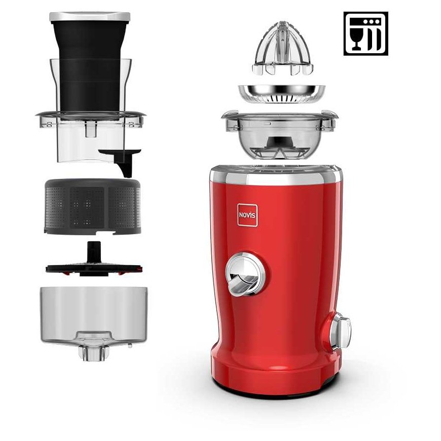 Sulčiaspaudė NOVIS Vita Juicer SX-3 VDE, raudona – 3
