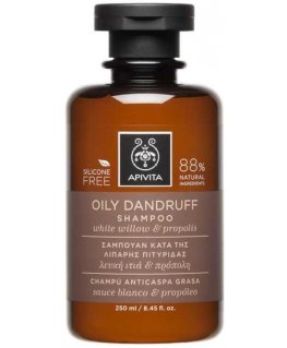 Apivita Oily Dandruff Shampoo With White Willow And Propolis dandruff shampoo 250ml