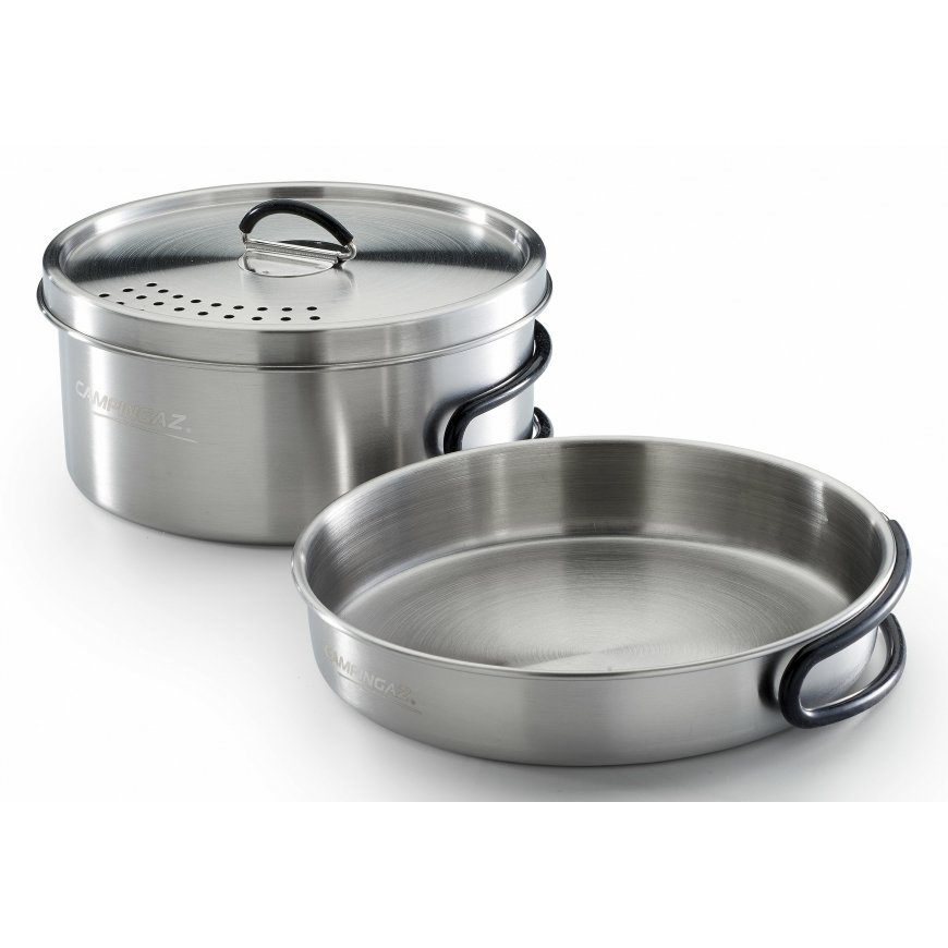 Campingaz Topf-Set Trekking Kit 3-teilig edelstahl