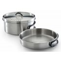 Campingaz Topf-Set Trekking Kit 3-teilig edelstahl 1 Topf+ 1 Deckel+ 1 camping tableware set Campingaz Topf-Set Trekking Kit 3-teilig edelstahl 1 Topf+ 1 Deckel+ 1 camping tableware set