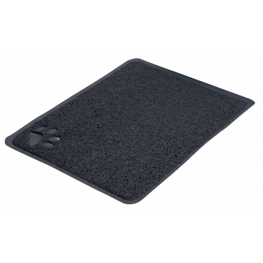 TRIXIE 40381 cat litter mat Rectangular PVC Black
