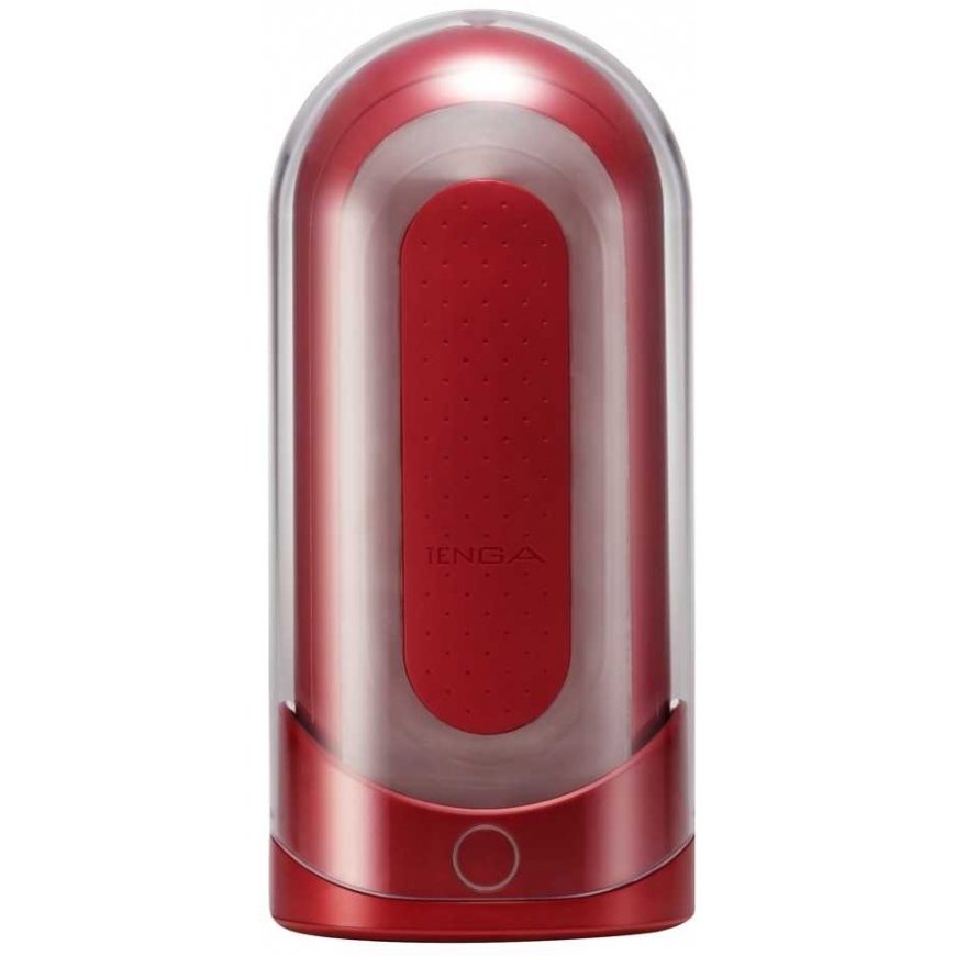 Tenga Flip Zero and Flip Warmer reusable masturbator with heater Red – 2