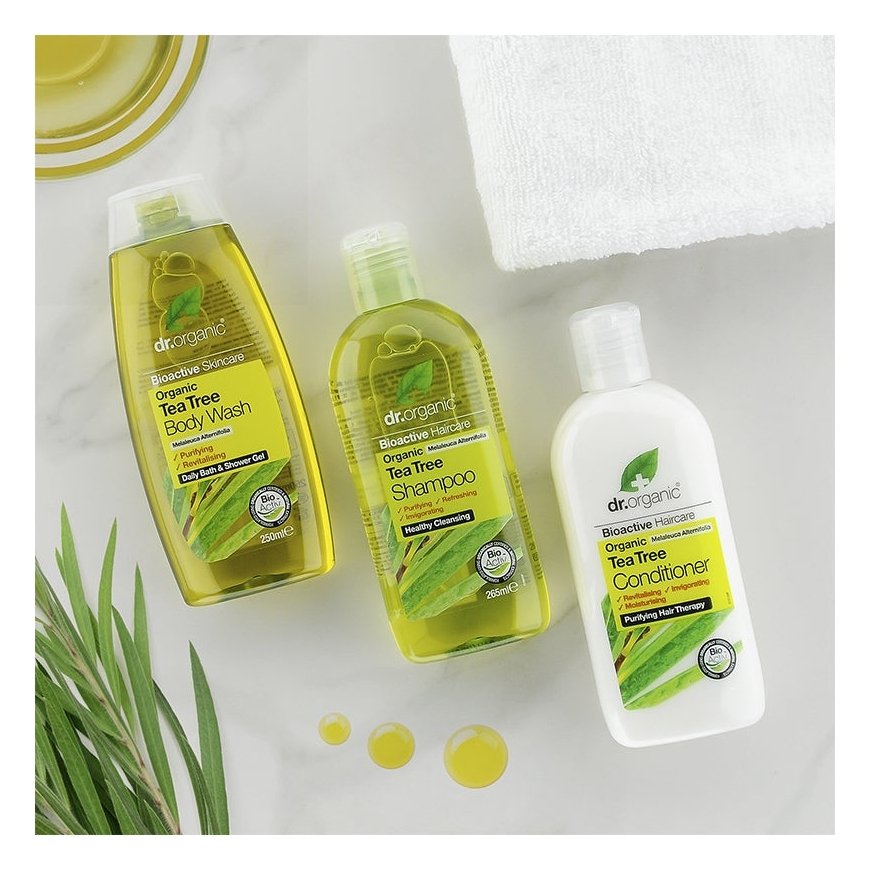 Dr Organic Tea Tree 265 ml Шампунь Унисекс – 2