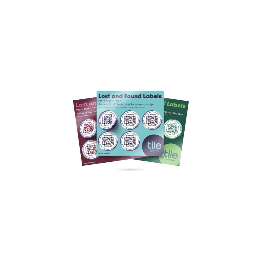 Tile Lost and Found Labels, 3-pack – 5