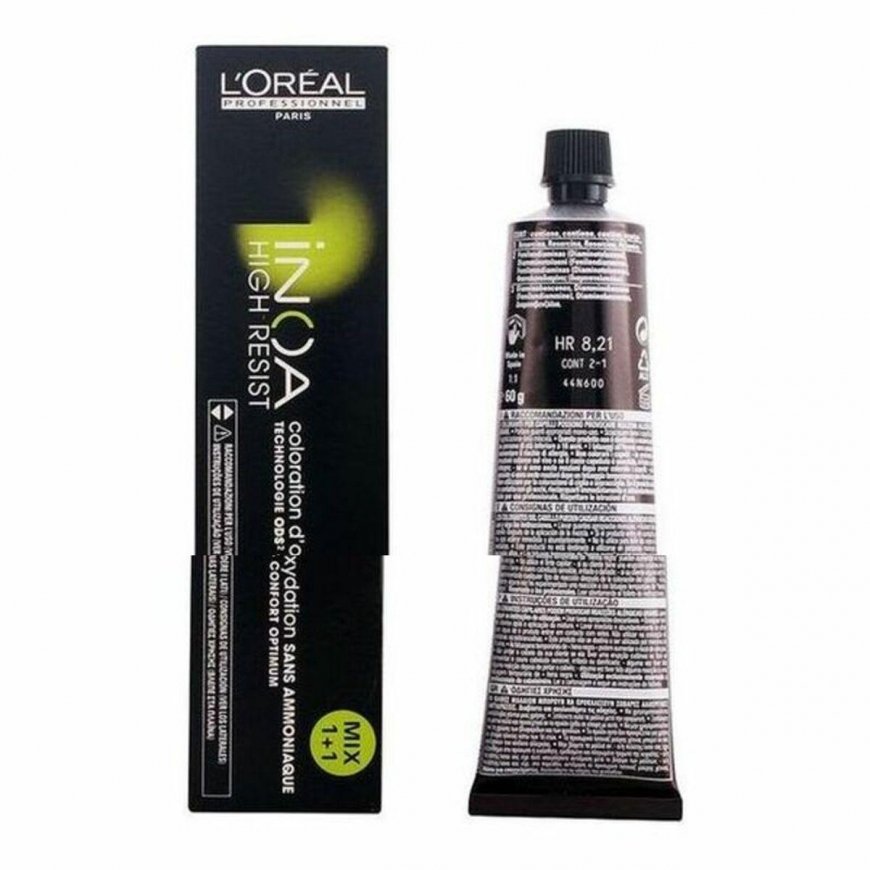 L'oreal INOA High Resist hair dye without ammonia 60 ml-8.21 – 5