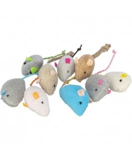 Cat toy : Trixie Mouse, plush, catnip, 5 cm
