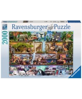 Ravensburger Großartige Tierwelt Puzle 2000 pcs Flora un fauna