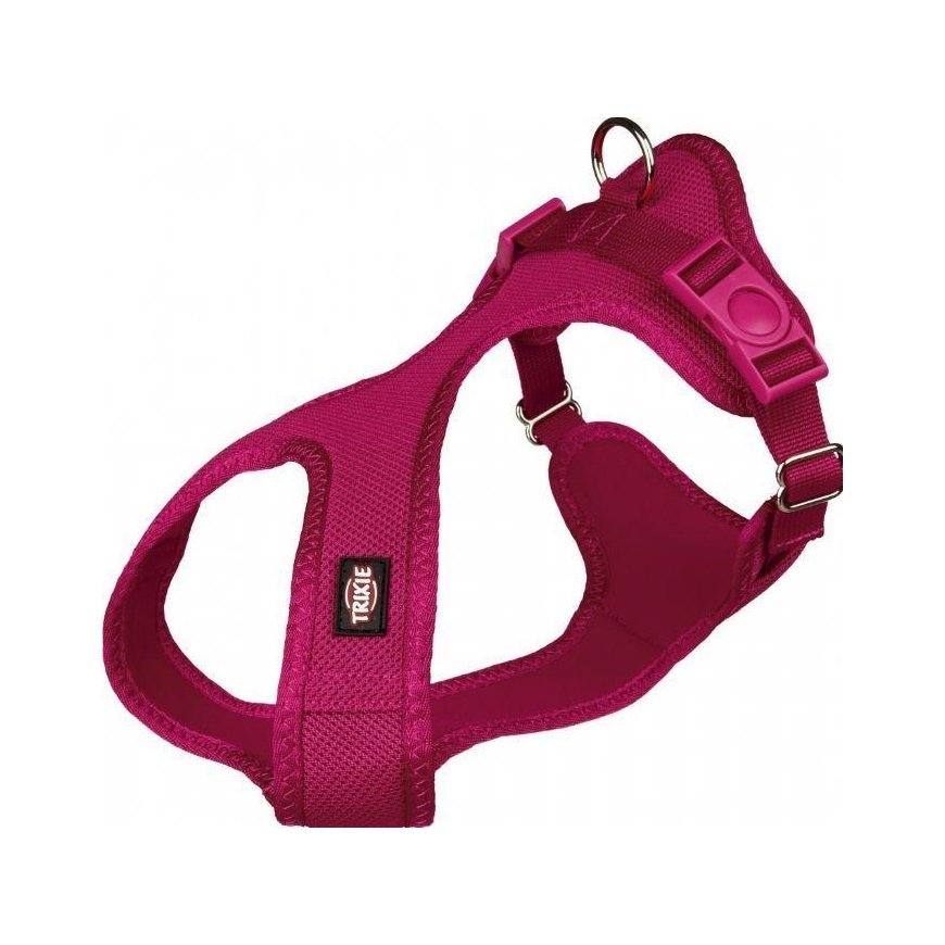 TRIXIE Comfort Soft touring petnešos, S 33-50cm/20mm, fuksija – 2