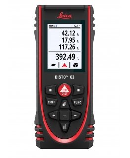 Leica DISTO X3 Lazerinis nuotolio matuoklis Juoda 150 m