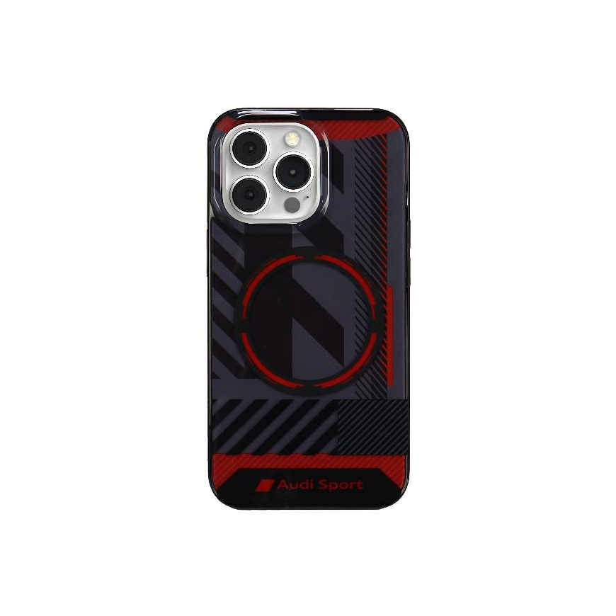 Case Audi IML Sport MagSafe Case iPhone 13 Pro / 13 6.1" black/black hardcase AU-IMLMIP13P-RSQ/D2-BK – 2