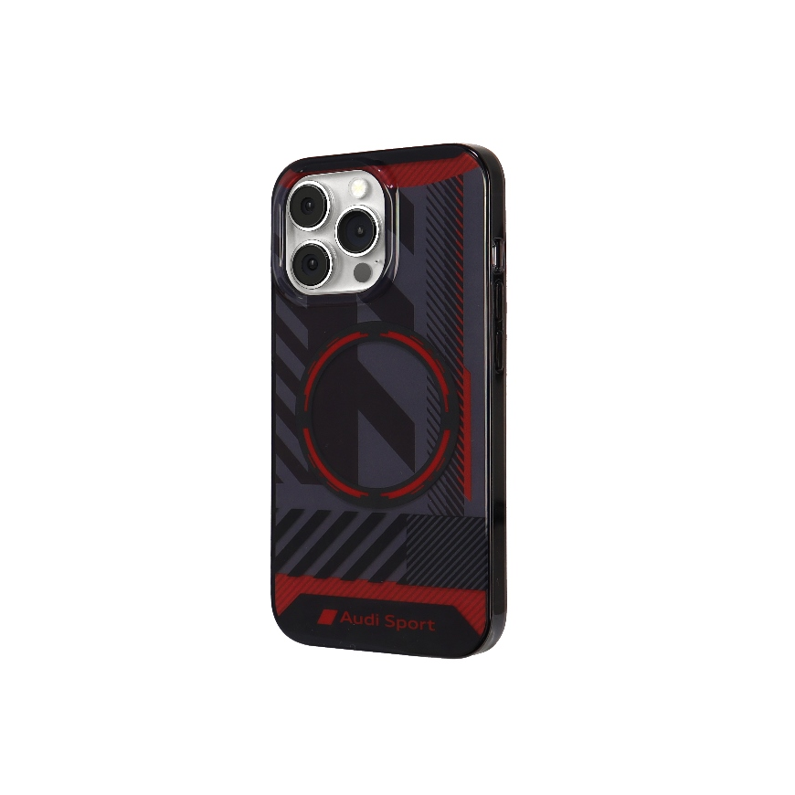 Case Audi IML Sport MagSafe Case iPhone 13 Pro / 13 6.1" black/black hardcase AU-IMLMIP13P-RSQ/D2-BK – 3