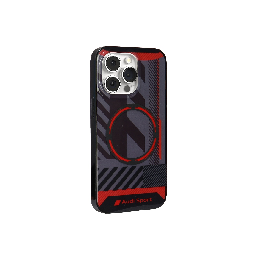 Case Audi IML Sport MagSafe Case iPhone 13 Pro / 13 6.1" black/black hardcase AU-IMLMIP13P-RSQ/D2-BK – 4