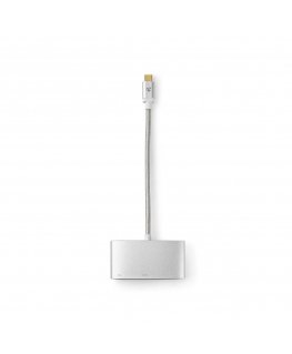 Nedis CCTB64765AL02 laptop dock/port replicator Silver