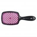 Janeke Superbrush hair straightening brush Black and fuchsia Janeke Superbrush hair straightening brush Black and fuchsia