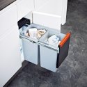 Trash can FRANKE, Cube 30, manual opening, 2x15l. Trash can FRANKE, Cube 30, manual opening, 2x15l.
