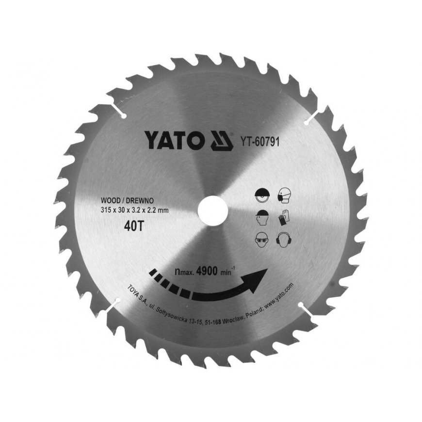 Yato YT-60791 circular saw blade 1 pc(s)