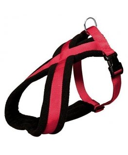 TRIXIE Premium touring braces, L-XL 70-110cm/25mm, red