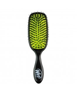 WET BRUSH WETBRUSH RETAIL SHINE ENHANCER black hair brush with boar bristles