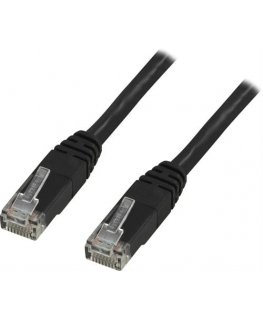 Deltaco TP-67S сетевой кабель Черный 7 m Cat6 U/UTP (UTP)
