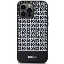 DKNY PU Leather Repeat Pattern Bottom Stripe MagSafe Case for iP DKNY PU Leather Repeat Pattern Bottom Stripe MagSafe Case for iP