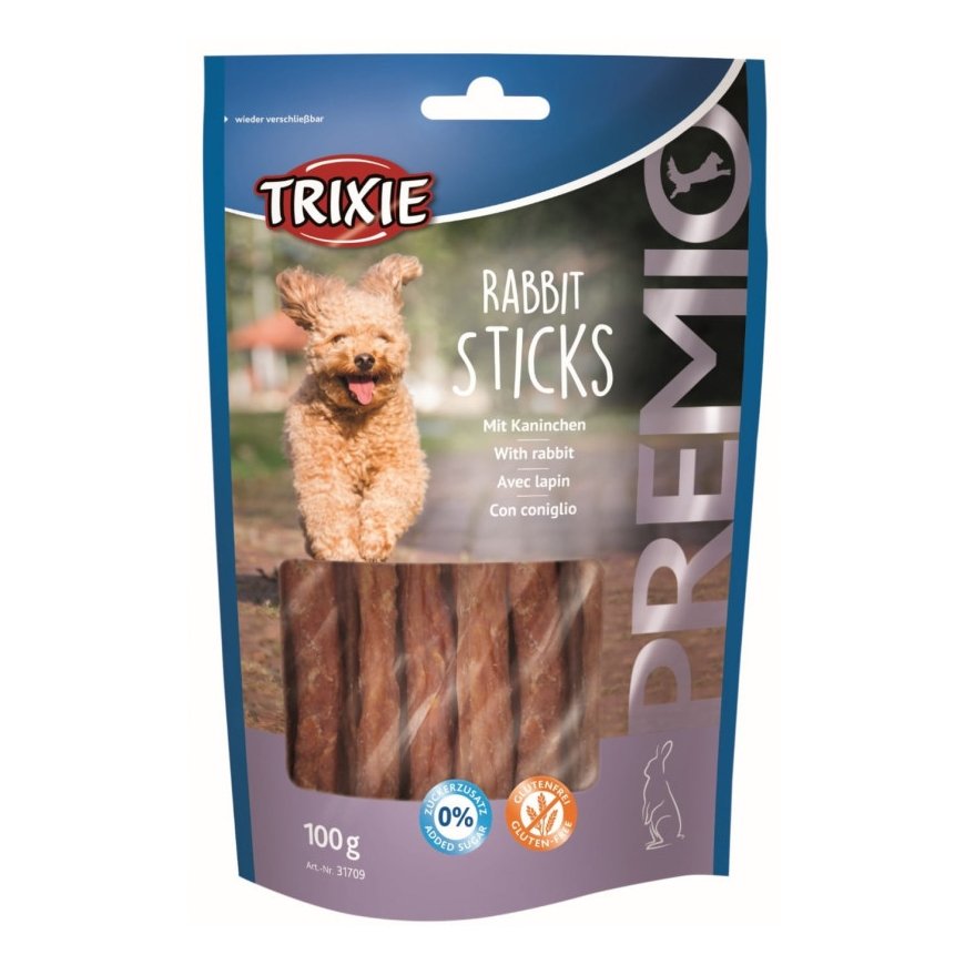 Treats for dogs - Trixie Premio Rabbit Sticks, 100g