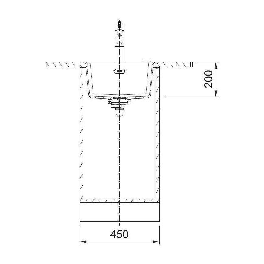 Plautuvė Franke MRG 110-37 eksc. Juoda matinė su juodu uždengimu – 5