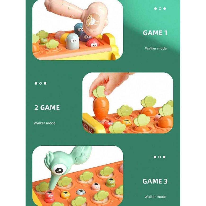 WOOPIE BABY Interactive Bus Edukacyjny 6w1 Młoteczek Cymbałki +18 m – 2