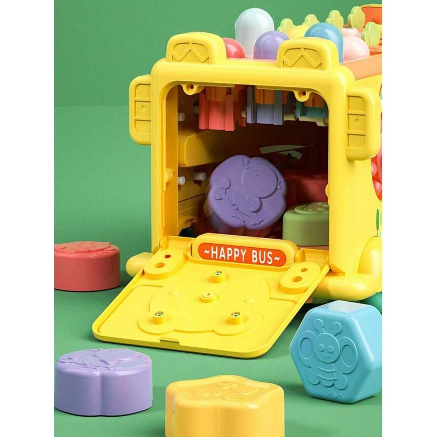 WOOPIE BABY Interactive Bus Edukacyjny 6w1 Młoteczek Cymbałki +18 m – 4