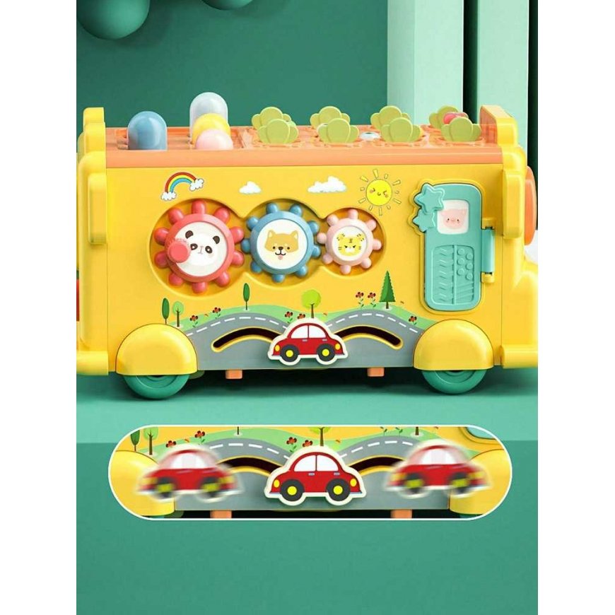 WOOPIE BABY Interactive Bus Edukacyjny 6w1 Młoteczek Cymbałki +18 m – 5
