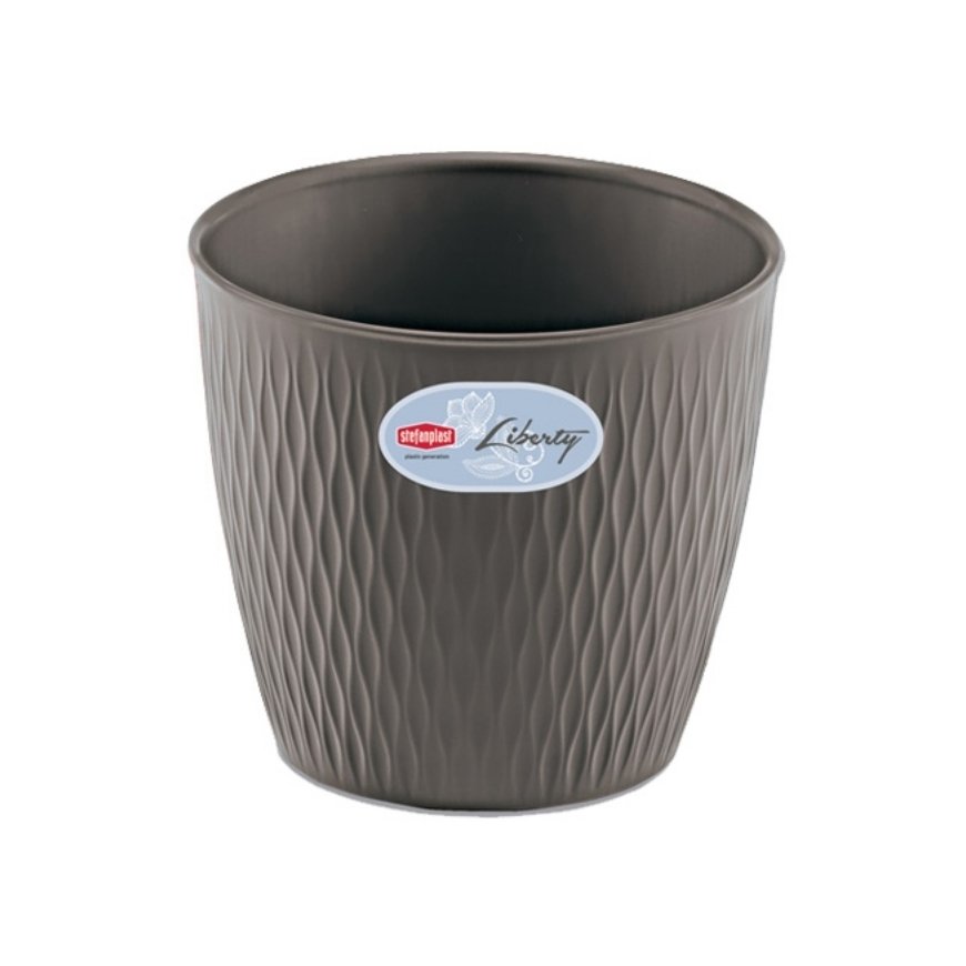 Flowerpot Liberty Ø25x23cm grey