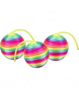 Toys for cats : Trixie Rattle ball, fabric, ø 4 cm