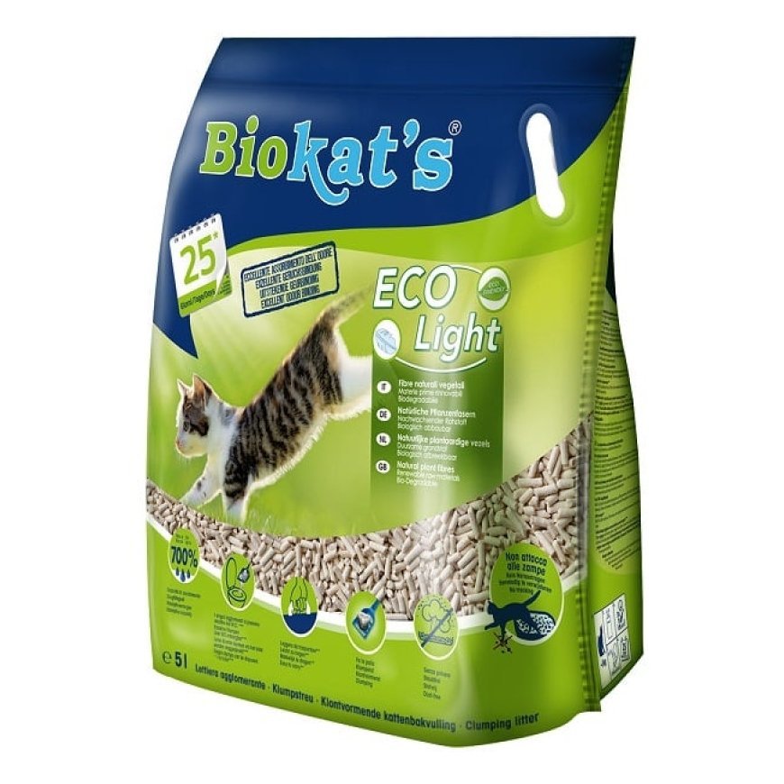 Organic cat litter : Gimborn Biokats ECO Light 5L