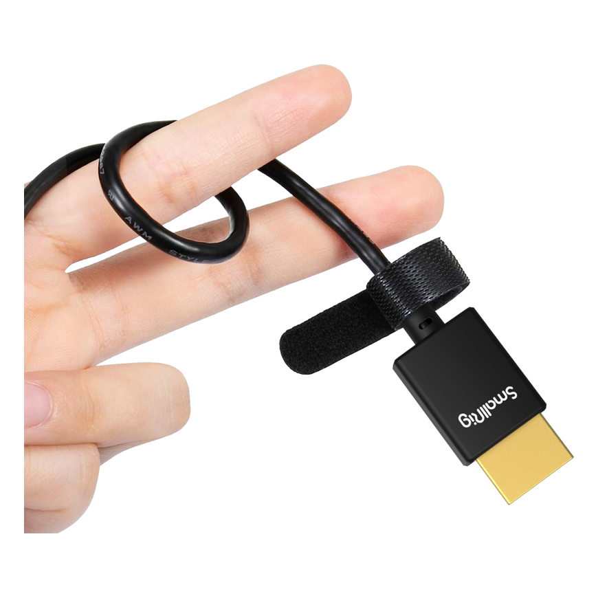 SmallRig 2957 HDMI Cable Data Cable (A to A) Ultra Slim 4K 55cm – 3