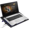 YENKEE YSN 120 laptop cooling pad 43.2 cm (17") Black, Blue